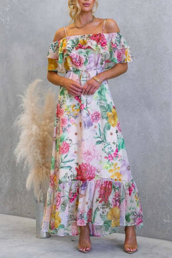 Secret Gardenia Maxi Dress