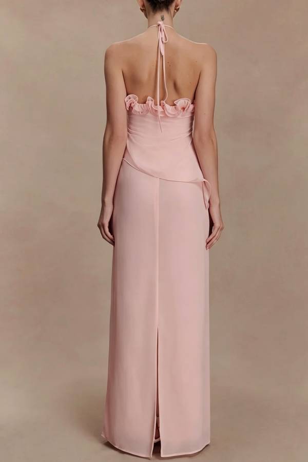Dolce Vita Ruffled Floral Maxi Dress
