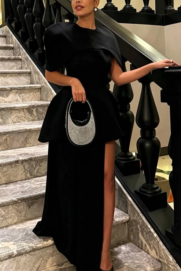 Celeste Capelet Overlay Two-Piece Set