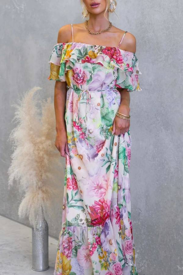 Secret Gardenia Maxi Dress