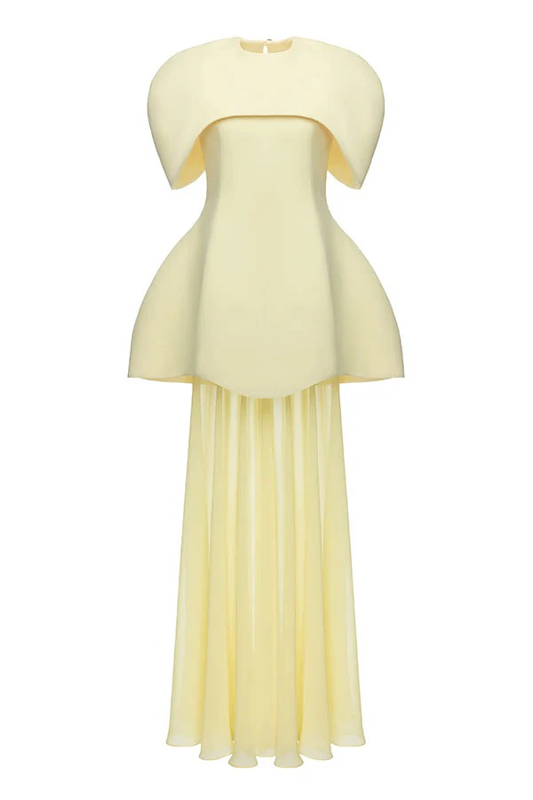 Celeste Capelet Overlay Two-Piece Set
