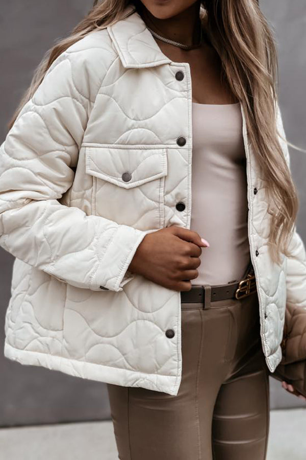 Quilted Cotton Plaid Jacket