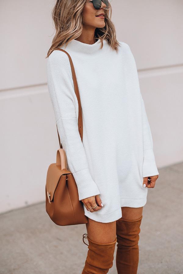 Sweater Casual Dress