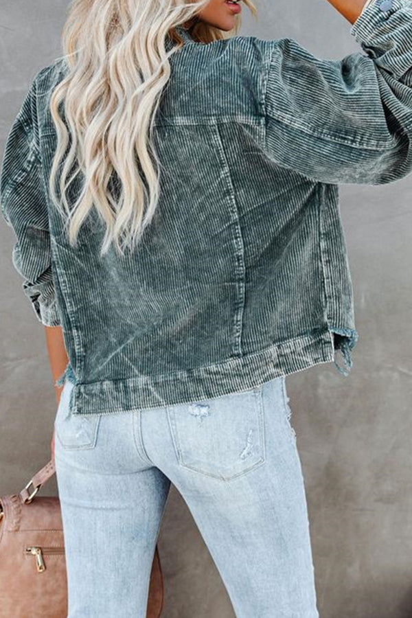 Retro Washed Corduroy Jacket