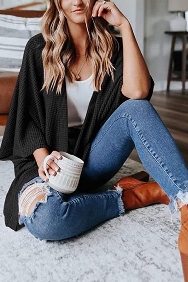 Waffle Kimono Cardigan