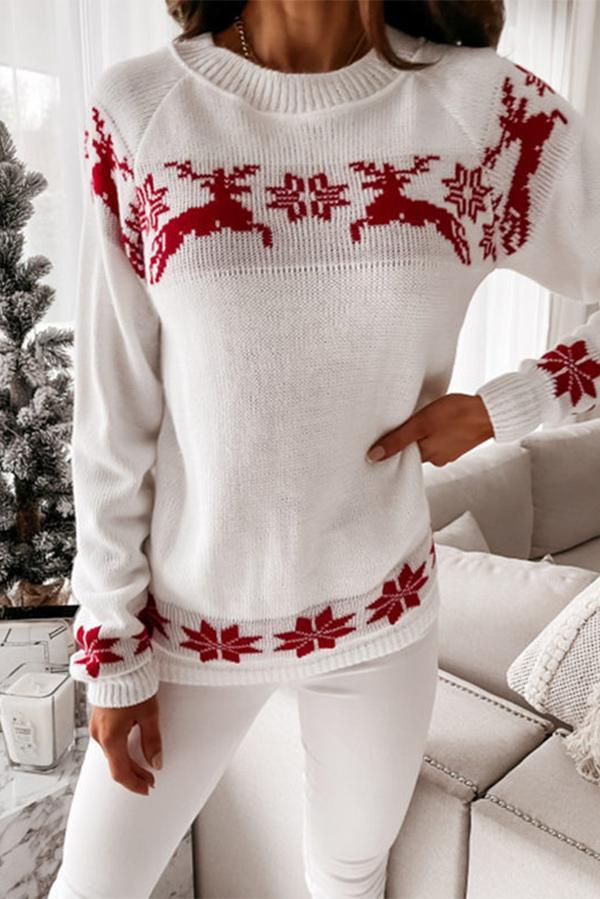 Christmas Long-sleeved Knitted Sweater
