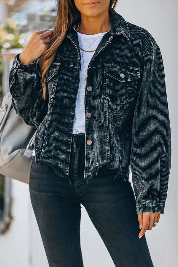Retro Washed Corduroy Jacket