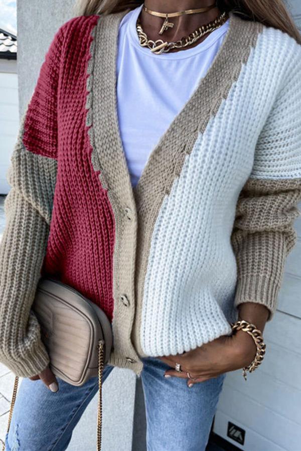 Warm Weather Colorblock Cardigan