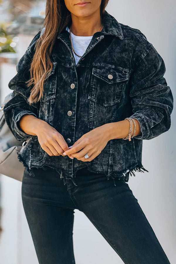 Retro Washed Corduroy Jacket