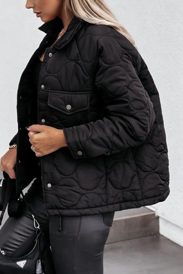Quilted Cotton Plaid Jacket