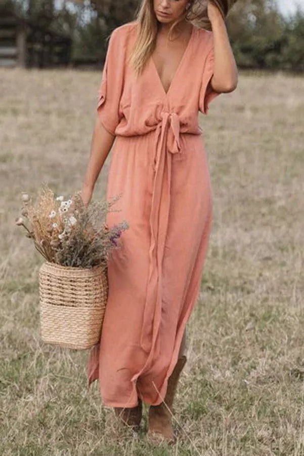 The Melody Dolman Sleeves Maxi Dress