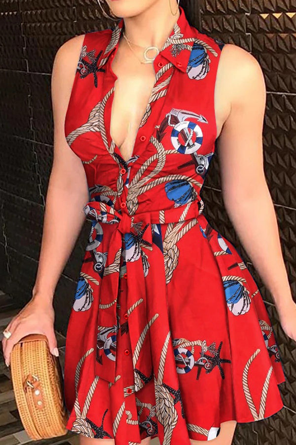 Colorful Plaid Print Mini Dress