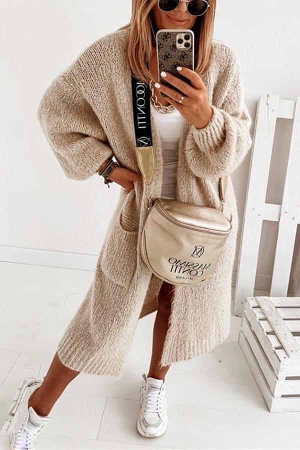 Chill Pocketed Knit Cardigan