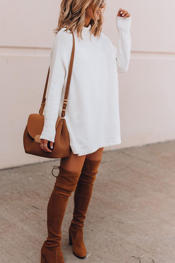 Sweater Casual Dress