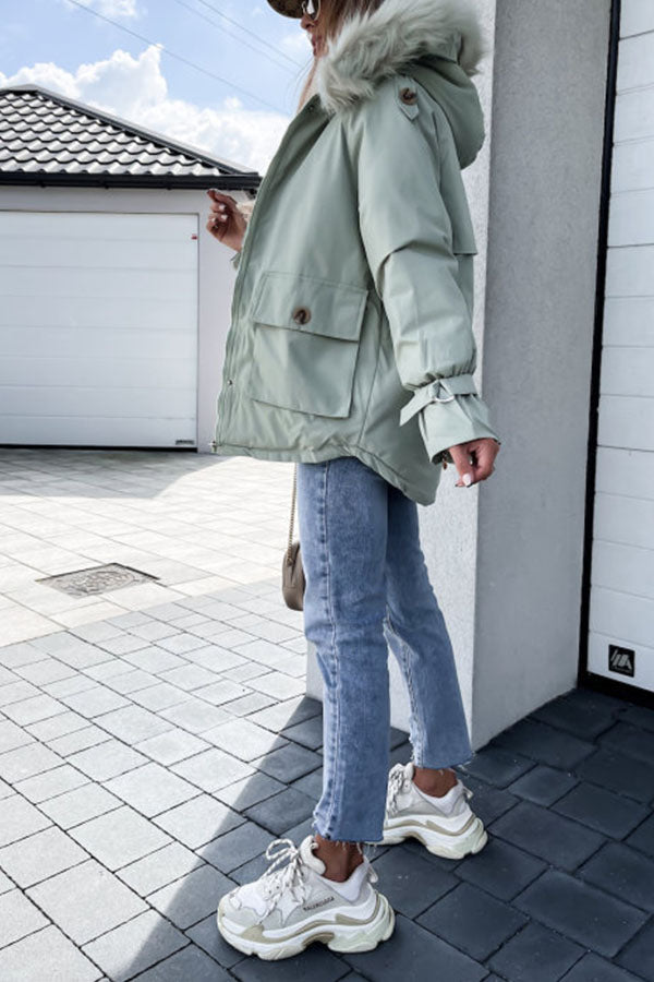 PISTACHIO PARKA JACKET