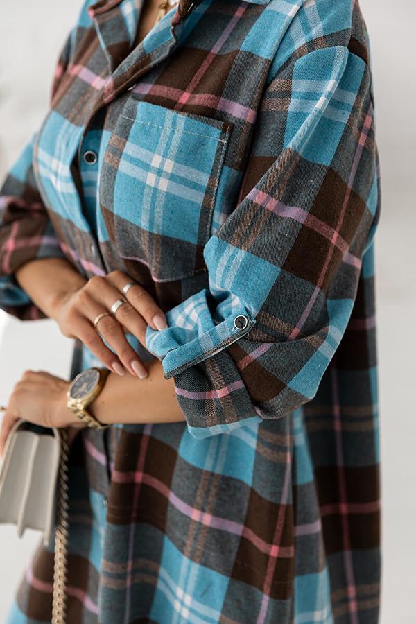 Plaid Shirt Dress