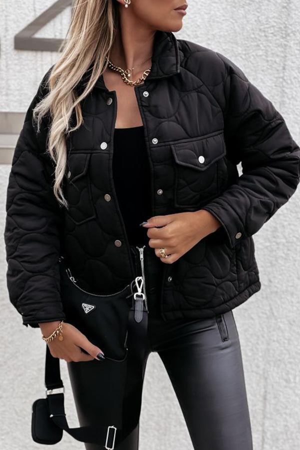 Quilted Cotton Plaid Jacket
