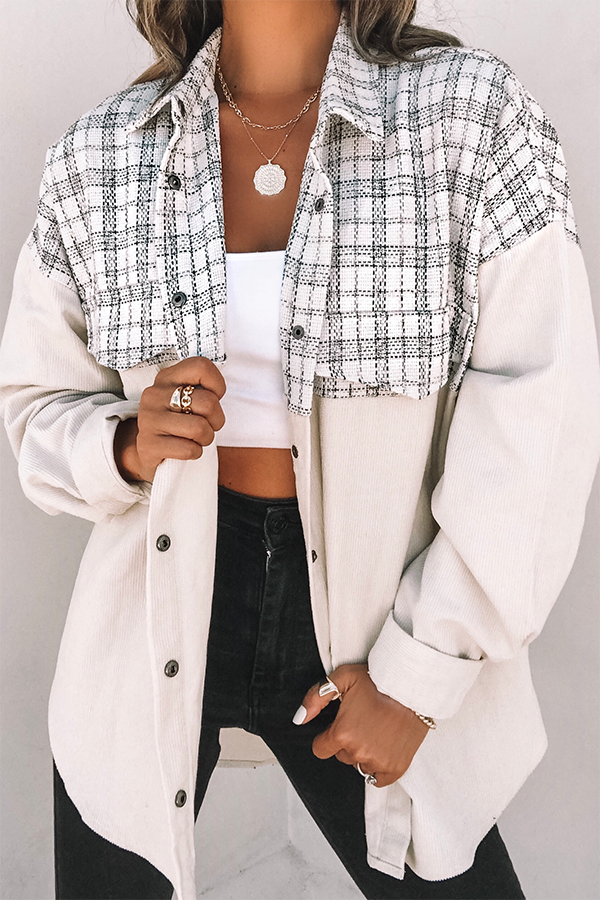 Tweed Oversized Shacket