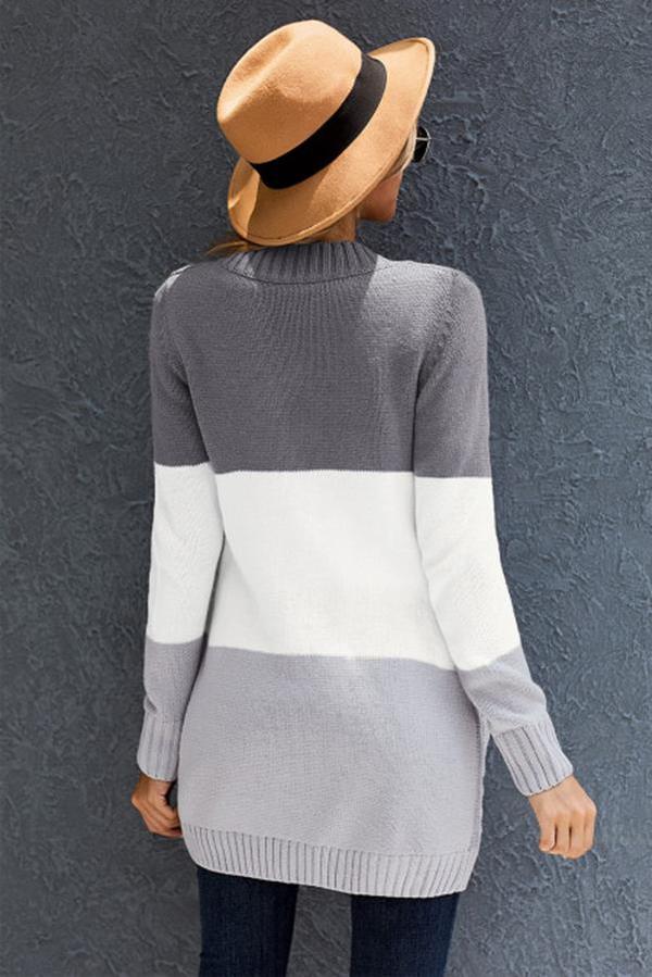 Pocket and Buttons Closure Cardigan