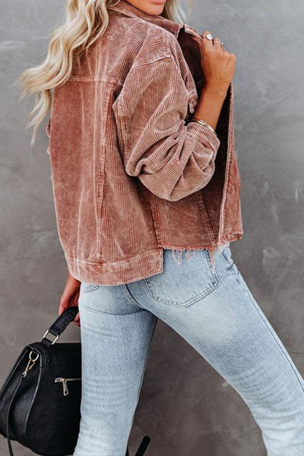 Retro Washed Corduroy Jacket