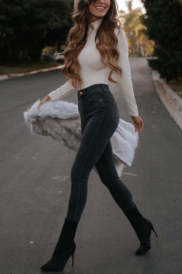 Faux Fur Coat