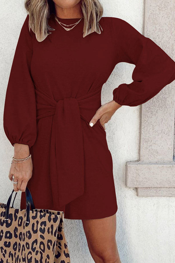 Tie Front Causal Dress