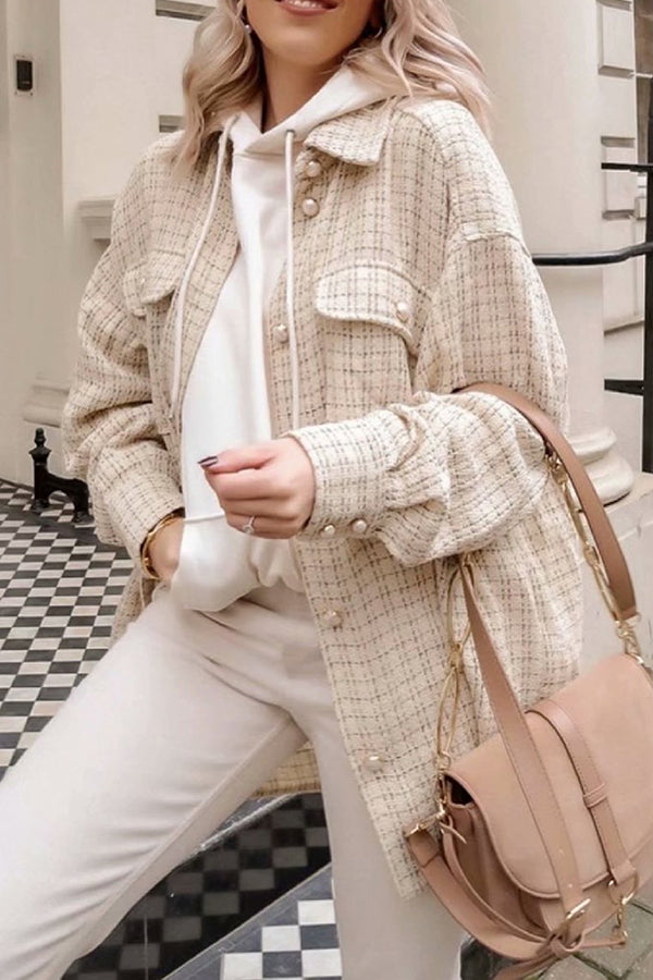 OVERSIZED PLAID JACKET