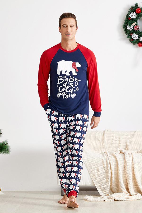 Christmas Family Pajamas Matching Sets, Xmas Deer Sleepwear for Family Mens Womens