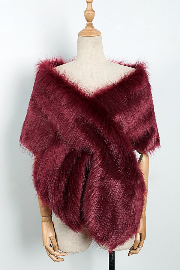 Eco-friendly Fur Soft Shawl