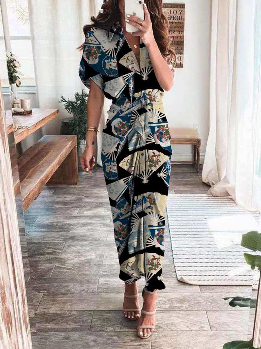 New print dress