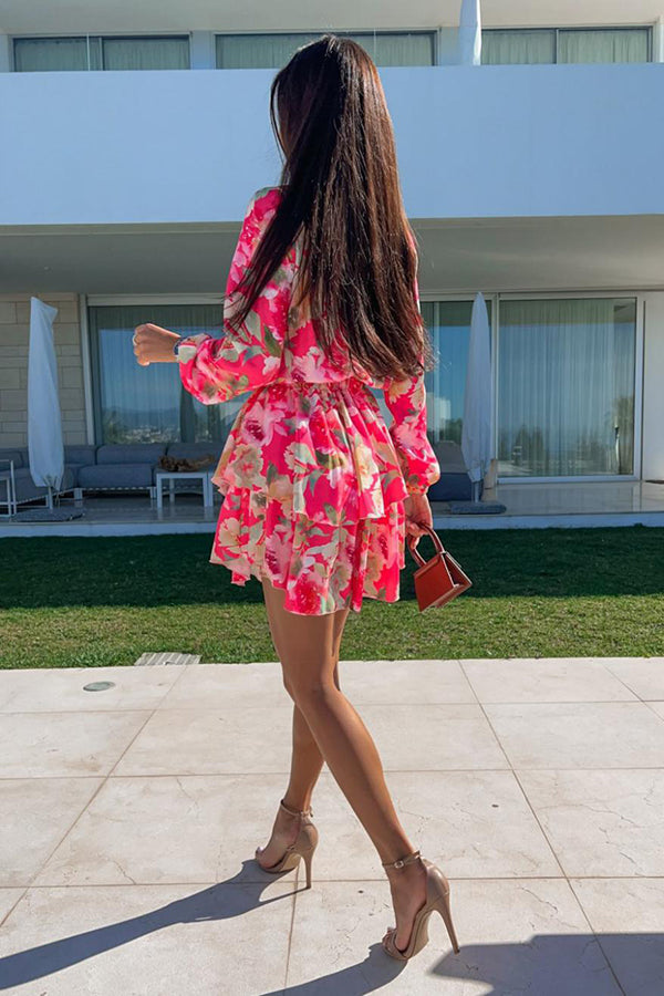 New Fashion Printed Long Sleeve Dress