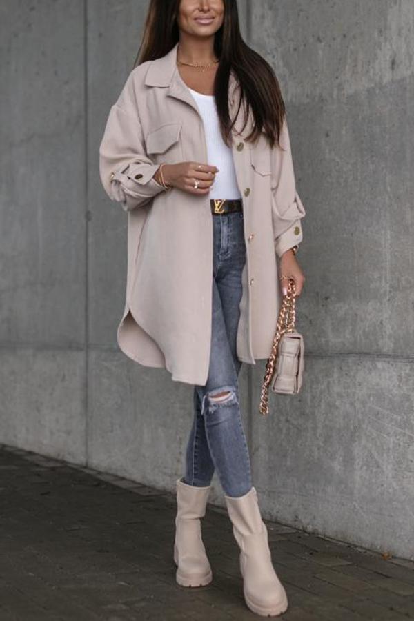 Pocketed Utility Coat
