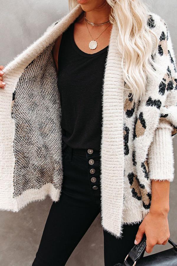 Leopard Relaxed Cardigan