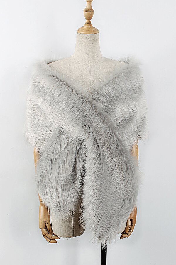 Eco-friendly Fur Soft Shawl