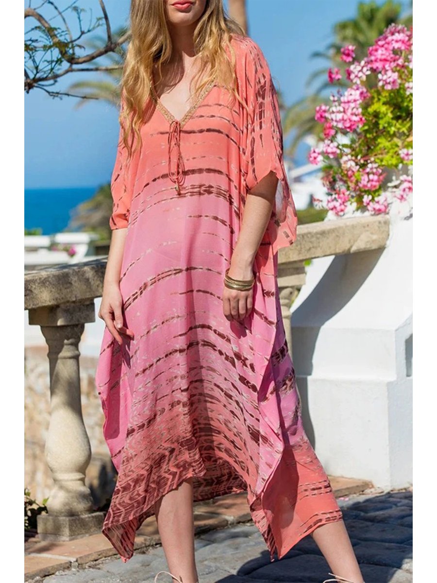 Sweet Drawstring Holiday Dress