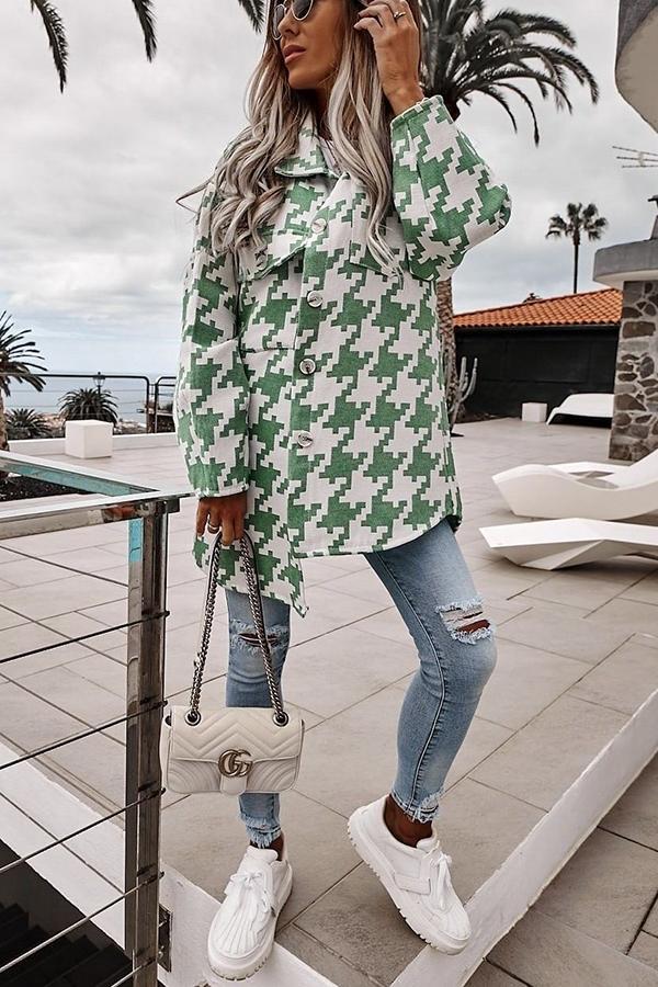 Printed Oversized Shacket
