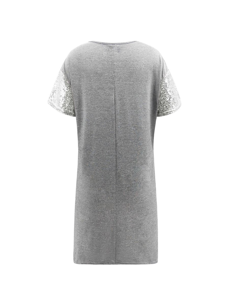 Vanguard On Trend Bright Patchwork Short Sleeve Dress