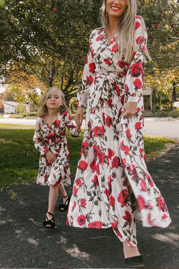 Fashion Printed Parent-child Outfit Dress