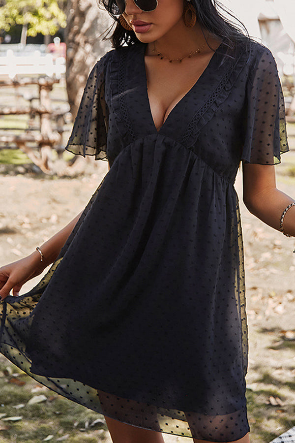 Bohemian Resort V-neck Sexy Skirt