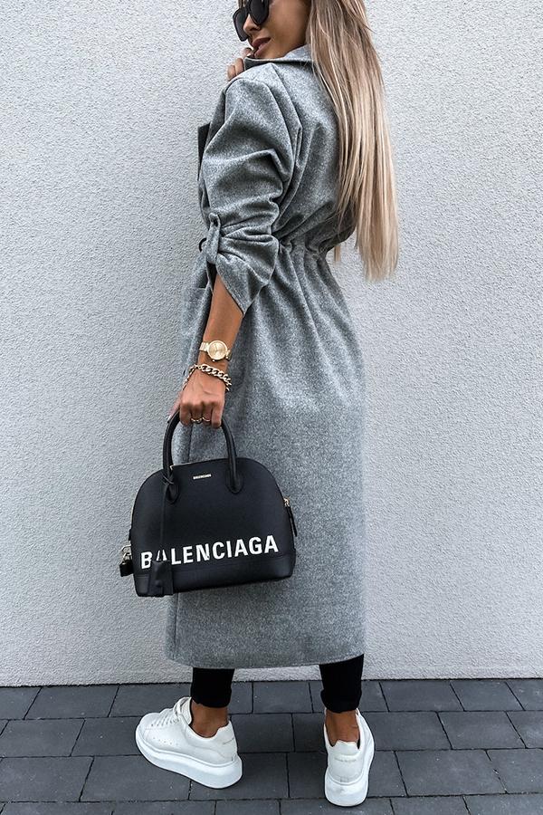 Drawstring Light Weight Coat