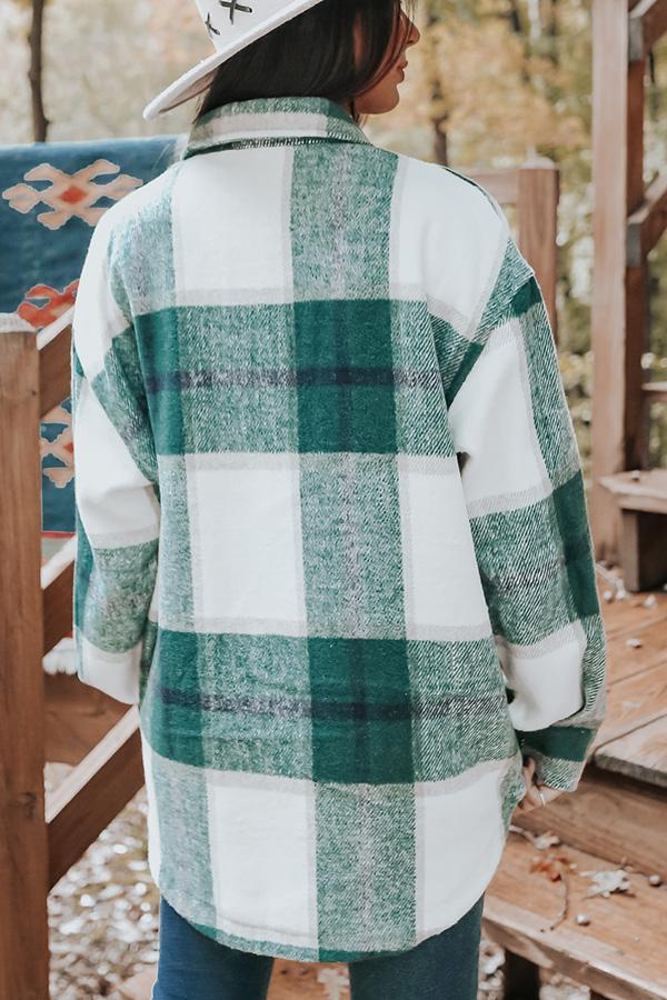 Plaid Pocketed Shacket