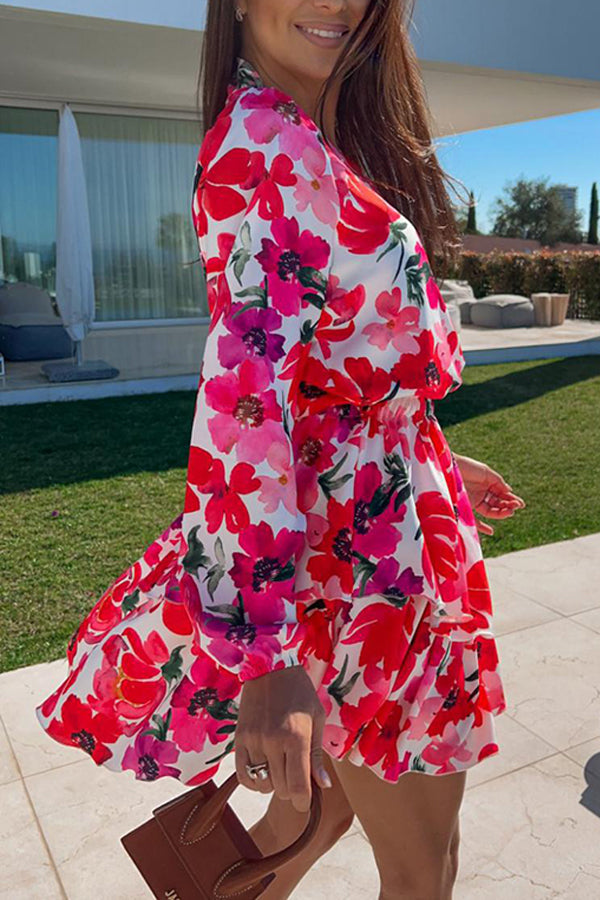 New Fashion Printed Long Sleeve Dress