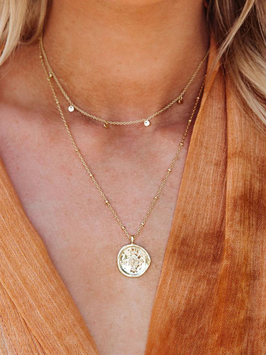 GORJANA - COMPASS COIN NECKLACE
