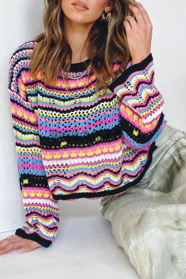 Loose Striped Sweater