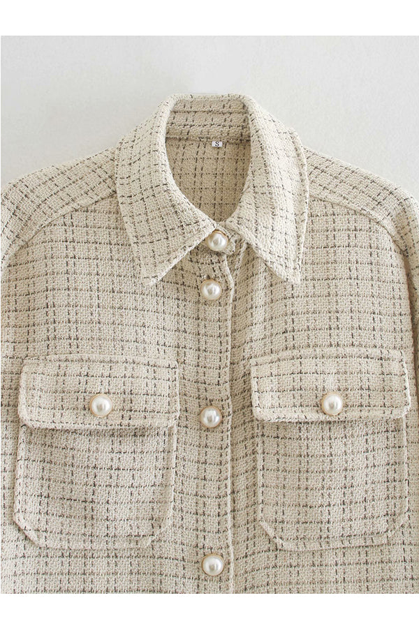 OVERSIZED PLAID JACKET