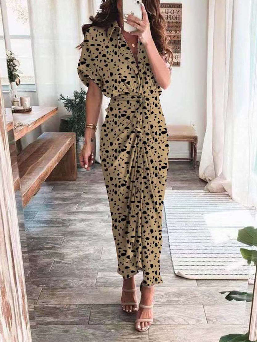 New print dress