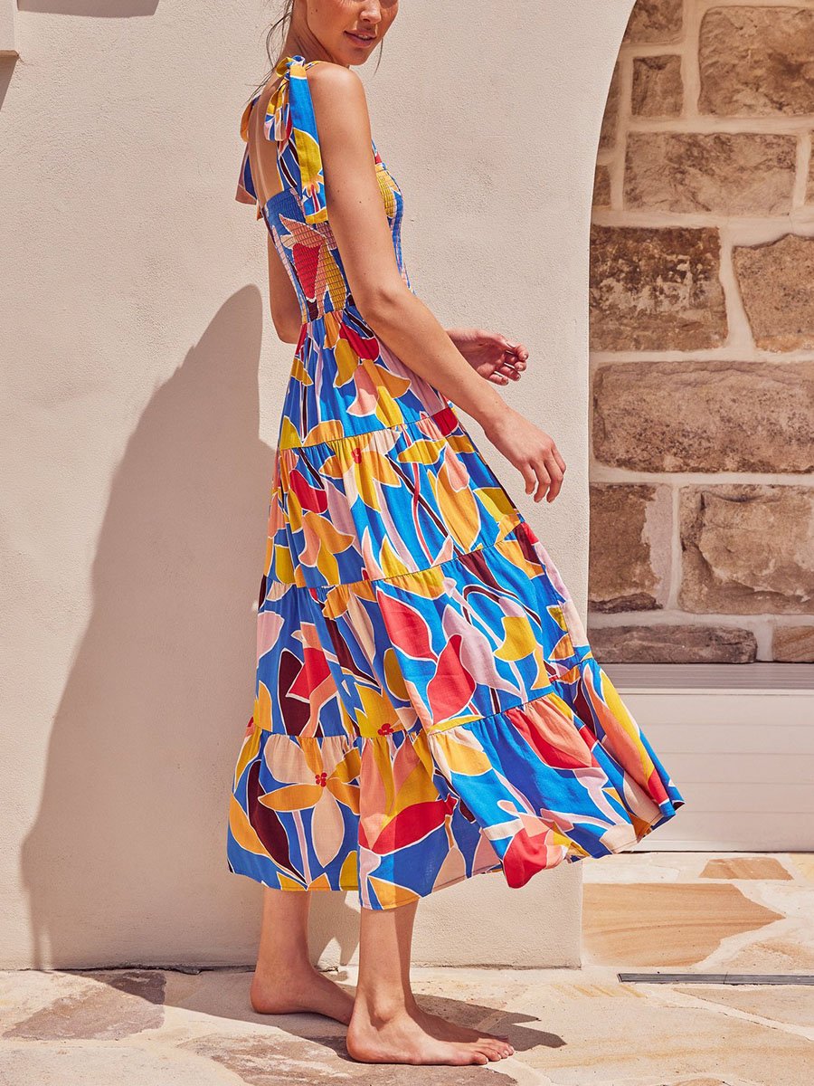 Printed Bandage Dress