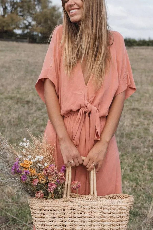 The Melody Dolman Sleeves Maxi Dress