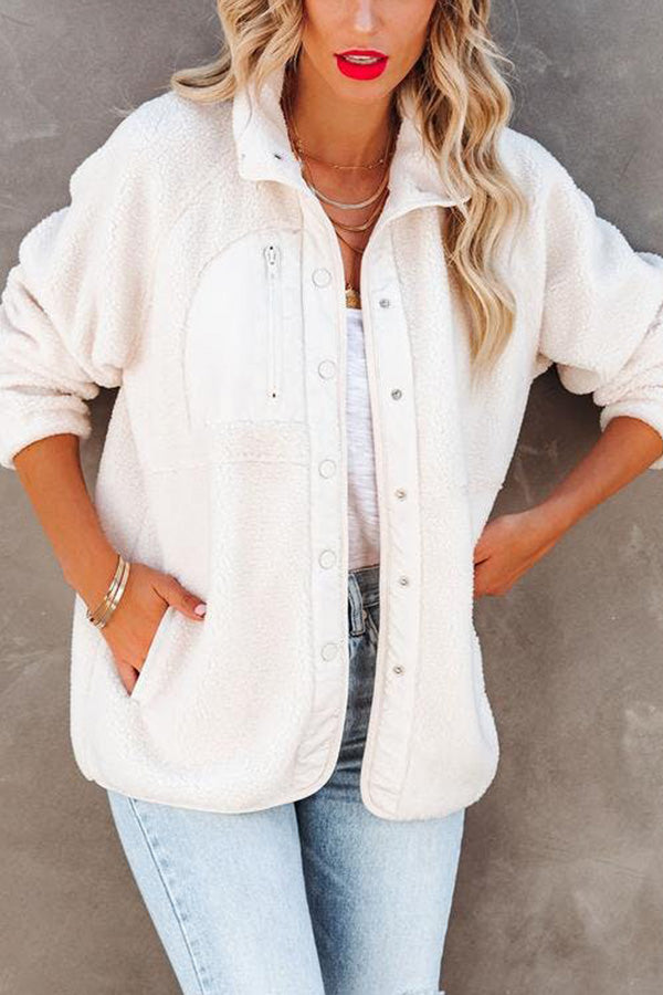 CABIN POCKETED FLEECE JACKET