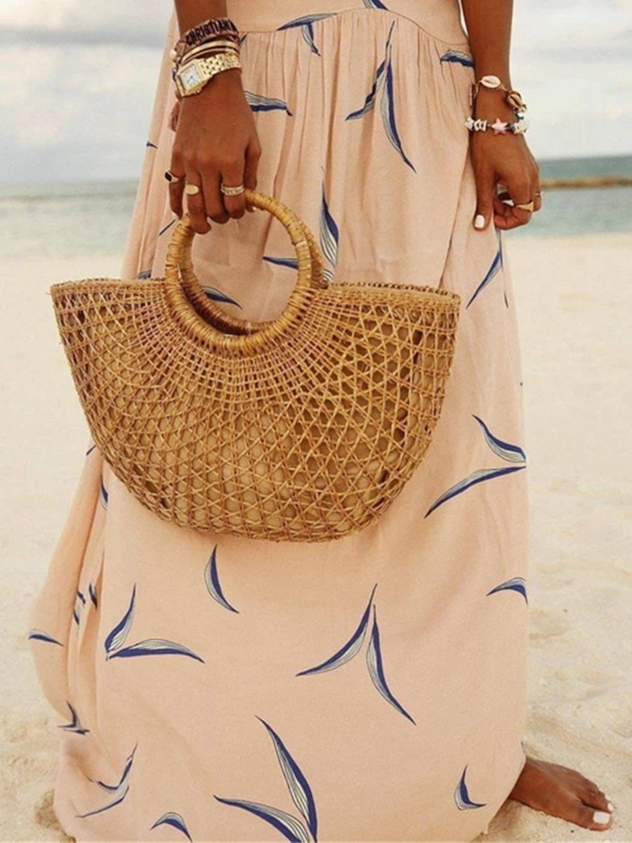 Vacation Bohemian Print Beach Dress